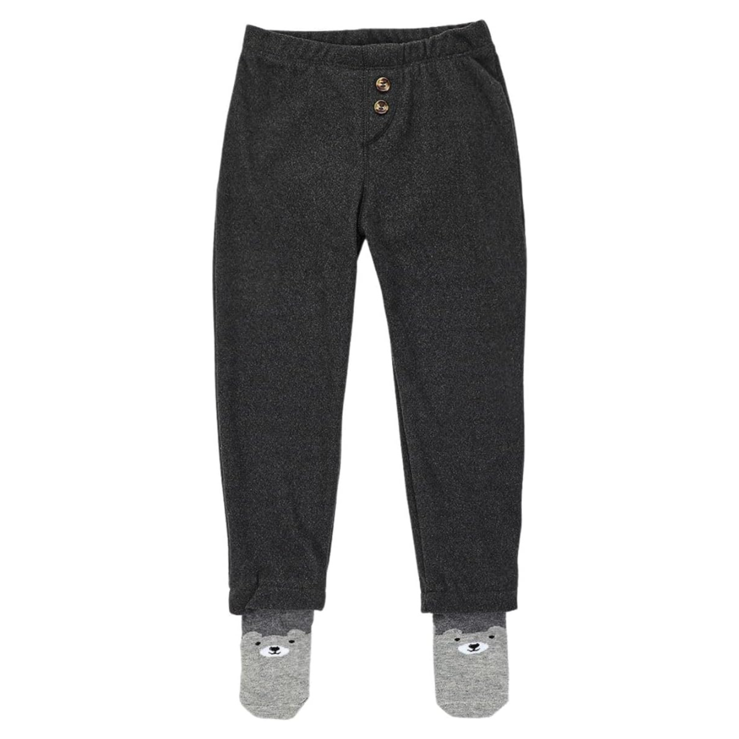 Pants with Socks Attached